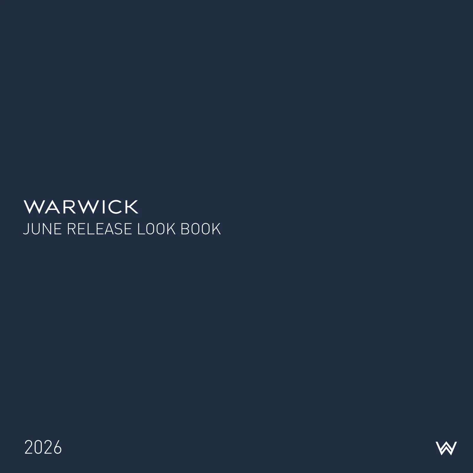 WARWICK LOOKBOOK FW 2026