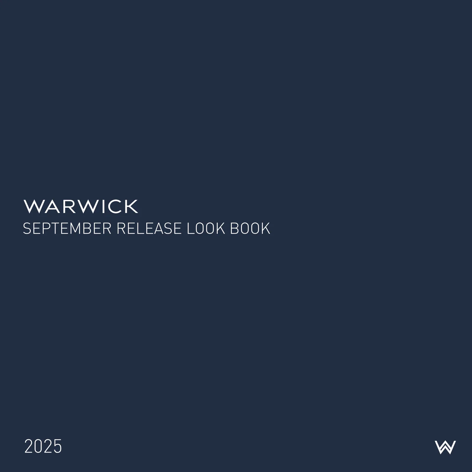 WARWICK LOOKBOOK FW 2025
